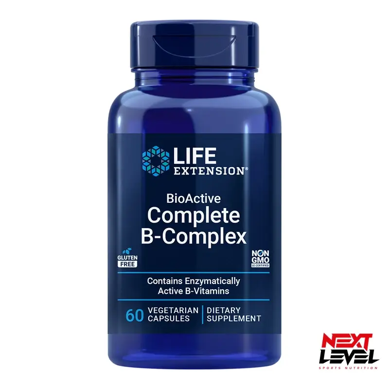 Life Extension BioActive Complete B-Complex 60ct - Next Level Sports Nutrition
