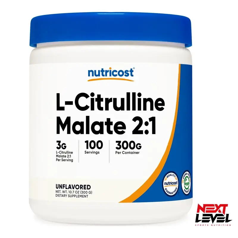 Nutricost L-Citrulline Malate Powder 300g - Next Level Sports Nutrition