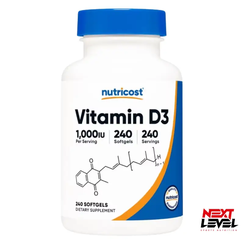 Nutricost Vitamin D3 1000iu 240 servings