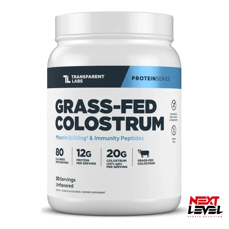 Transparent Labs Grass-Fed Colostrum tub, Unflavored, 30 servings