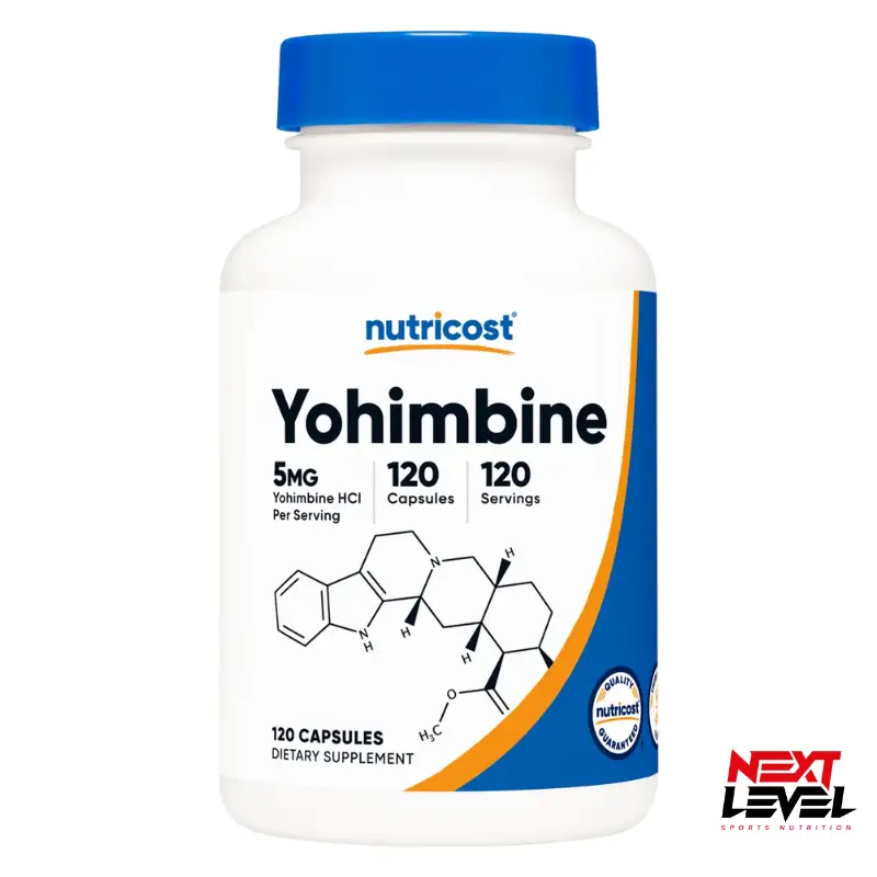 Nutricost Yohimbine HCL 5mg 120 capsules