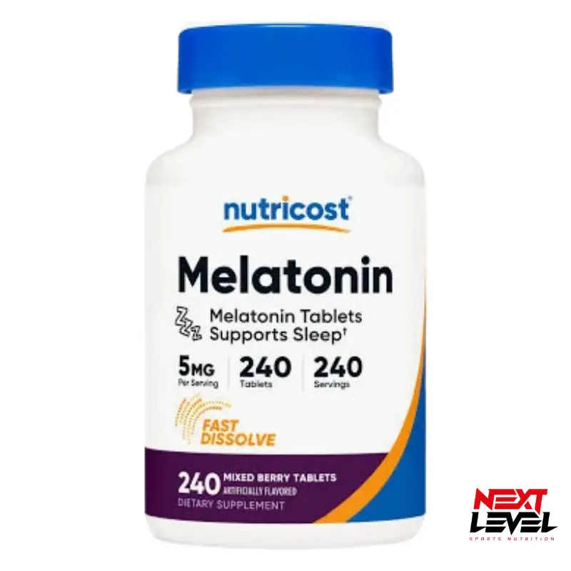 Nutricost Melatonin Tablets Fast Dissolve 5mg 240ct