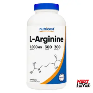 Nutricost L-Arginine 1000mg 300 Serving