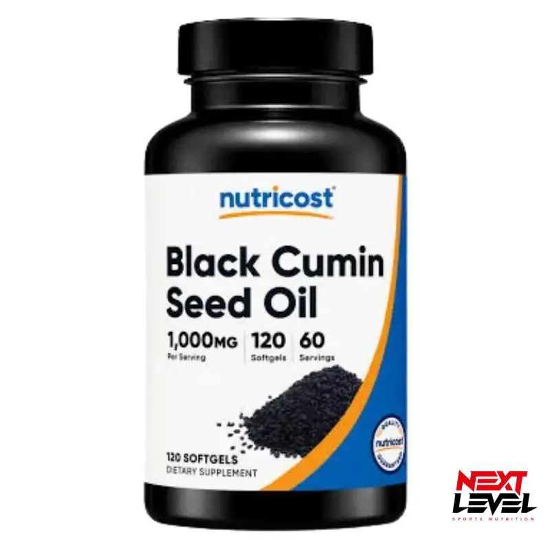 Nutricost Black Cumin Seed Oil Softgels 1000mg 120ct
