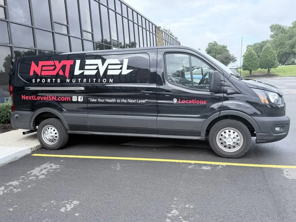 Next Level Sports Nutrition delivery van