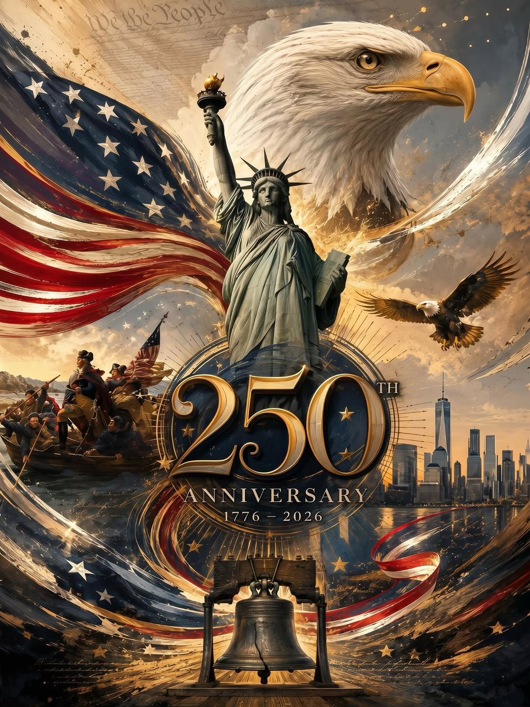 America at 250 🇺🇸 250 years ago, a handful of people signed their names to an idea that 